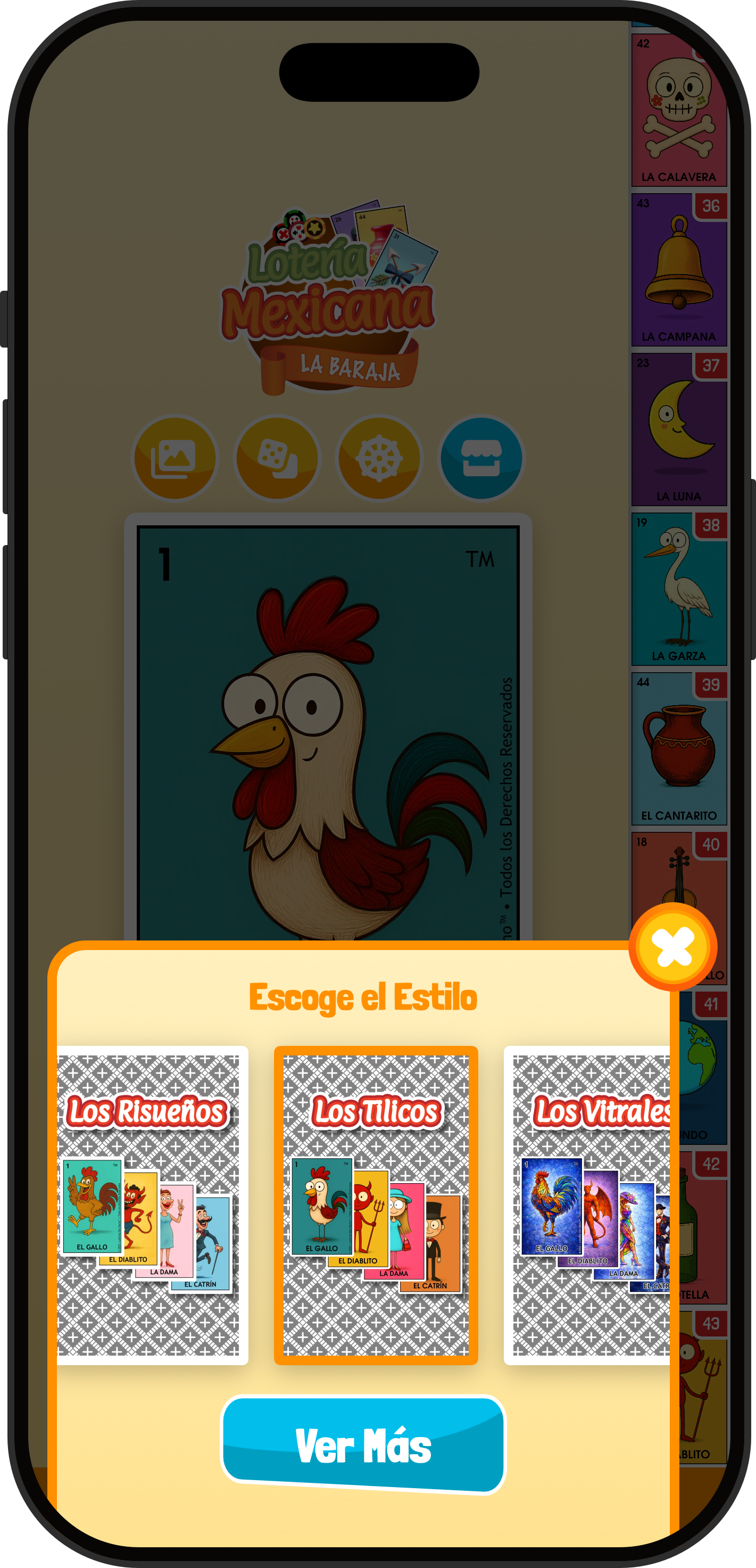 App Lotería Mexicana La Baraja