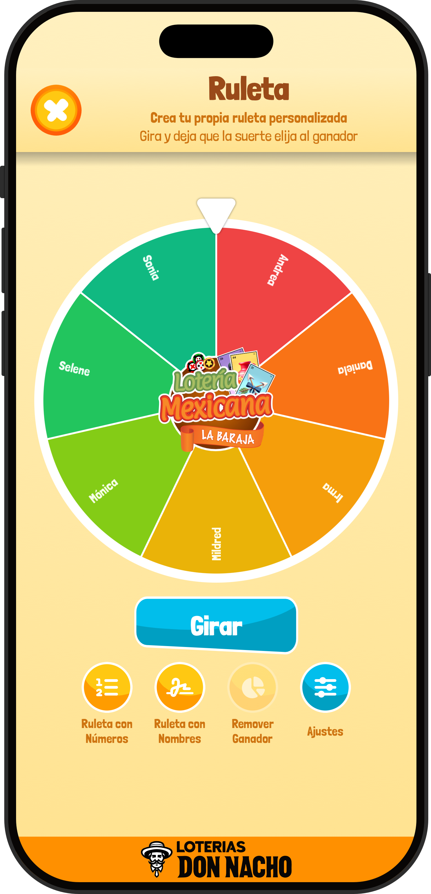 App Lotería Mexicana La Baraja