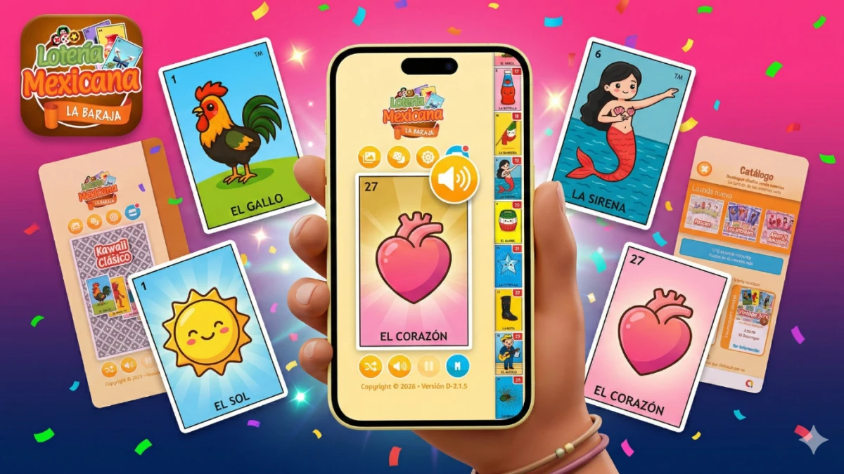 Cómo usar la App Lotería Mexicana La Baraja paso a paso