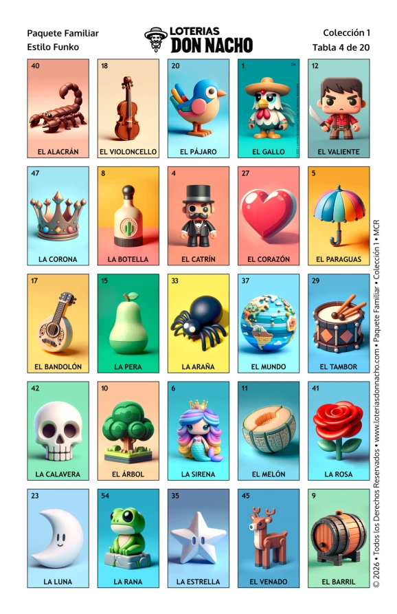 Funko 5x5 - Paquete Familiar, Colección 1 (20 Tablas)