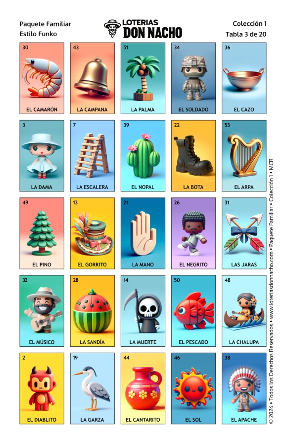 Funko 5x5 - Paquete Familiar, Colección 1 (20 Tablas)